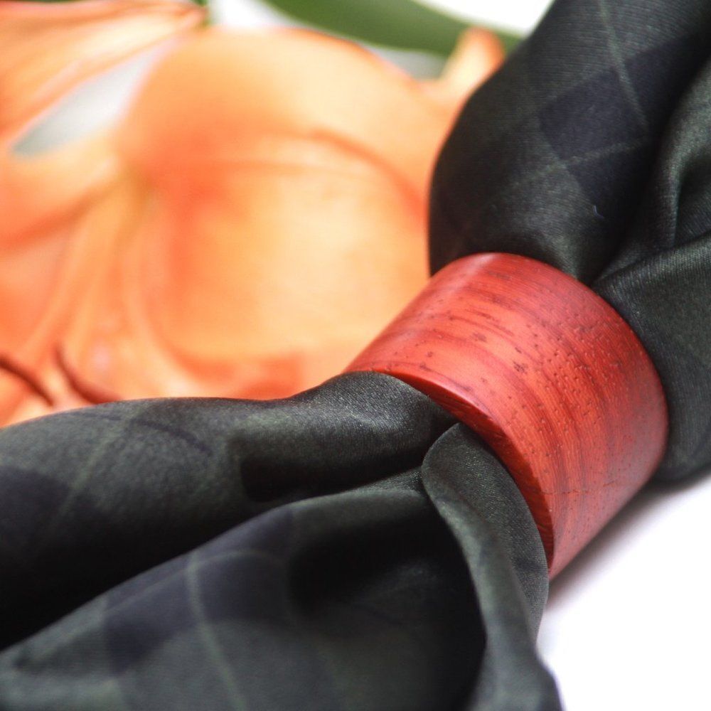 Wood Scarf Ring Gift Ring R008‎ Gift for her
